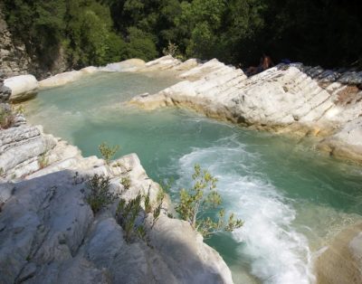 Hot springs of  Trifou